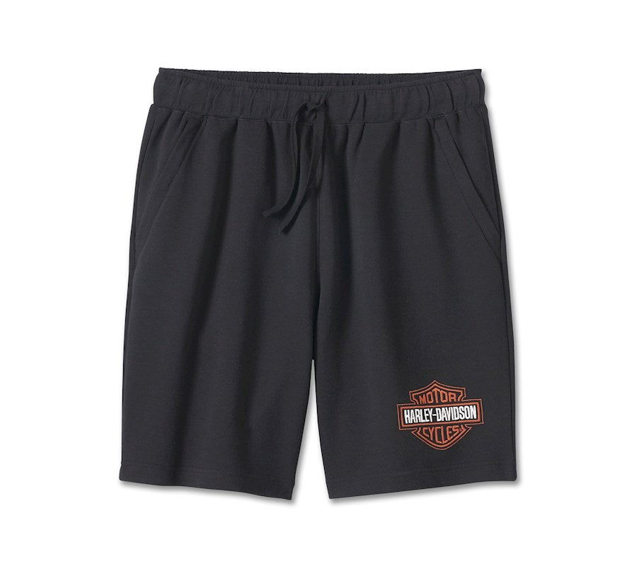 New Harley-Davidson® Authentic Men's Bar & Shield Shorts - Black Beauty