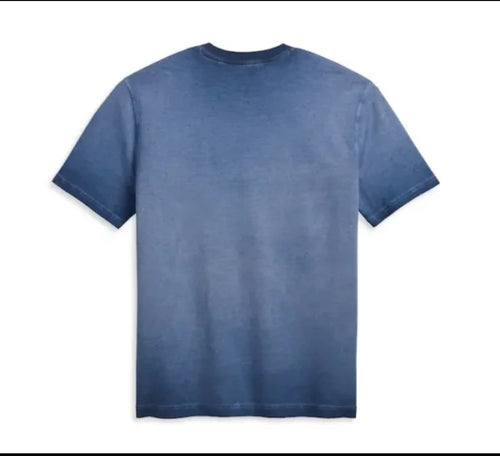 New Harley Davidson® Authentic Tshirt Westcoast Bar & Shield Blue