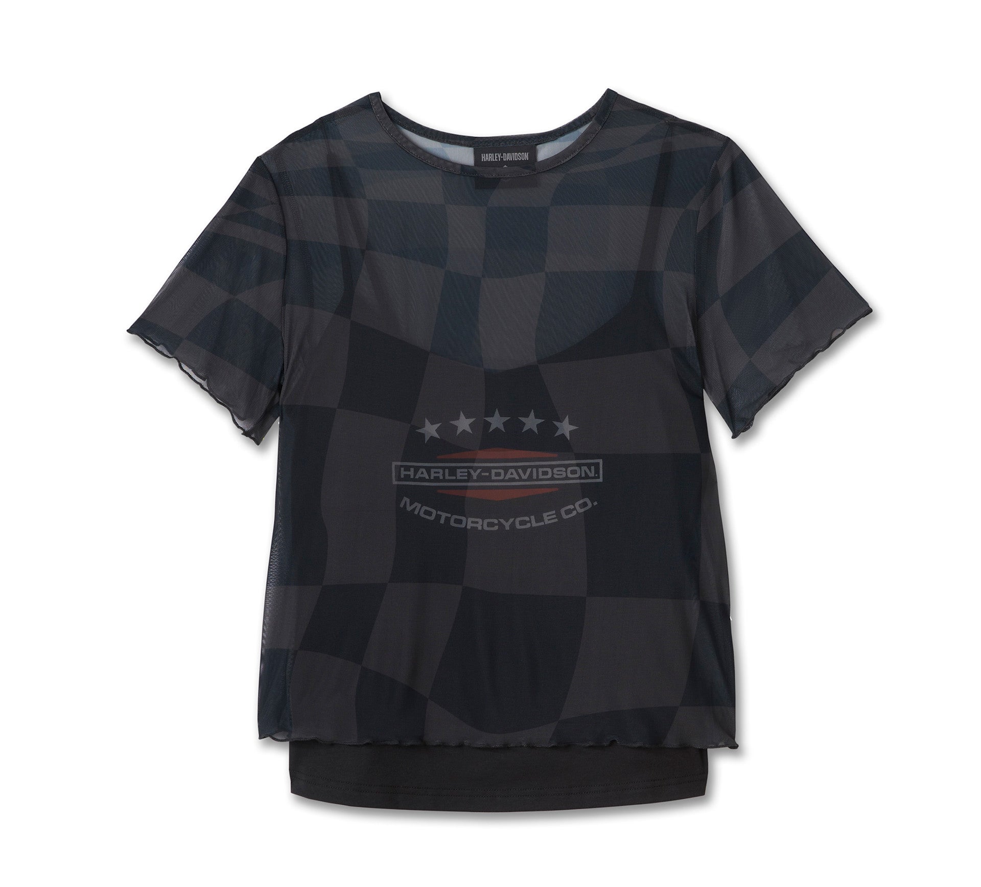 New Harley-Davidson® Authentic Women's Road Racer Mesh Tee and Camisole Combo
