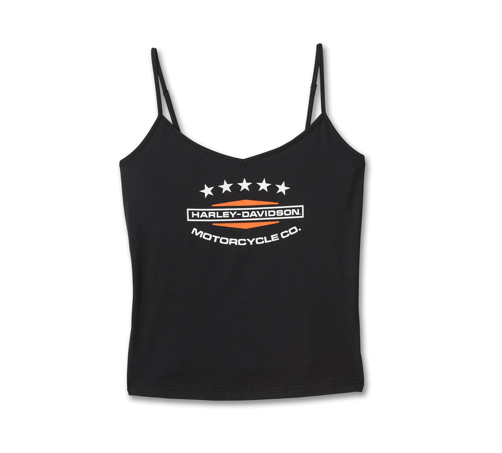 New Harley-Davidson® Authentic Women's Road Racer Mesh Tee and Camisole Combo