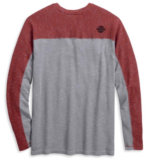New Harley-Davidson® Authentic Men’s Slub Waffle Knit Tee