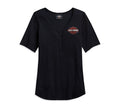 New Harley-Davidson® Authentic Women's Logo Henley