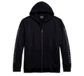 New Harley-Davidson®  Authentic Men's Zip Hoodie Skull Black