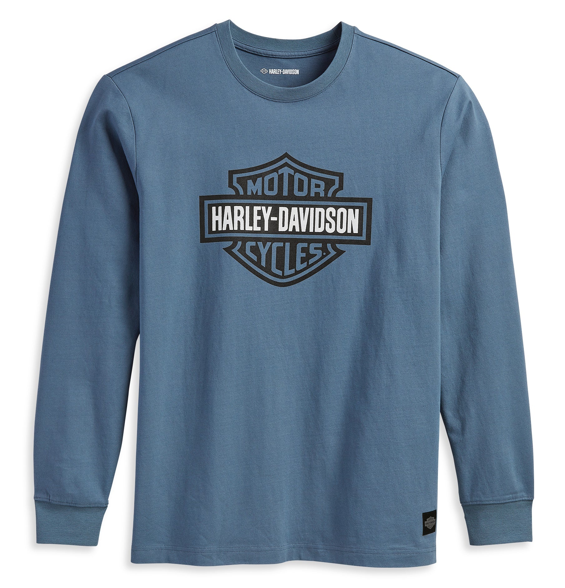 New Harley-Davidson® Authentic Long Sleeve Bar  Shield Blue