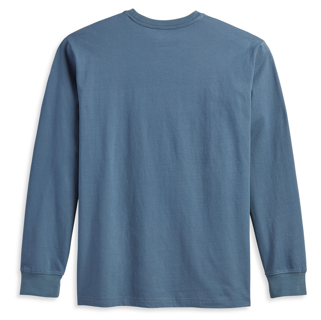 New Harley-Davidson® Authentic Long Sleeve Bar  Shield Blue