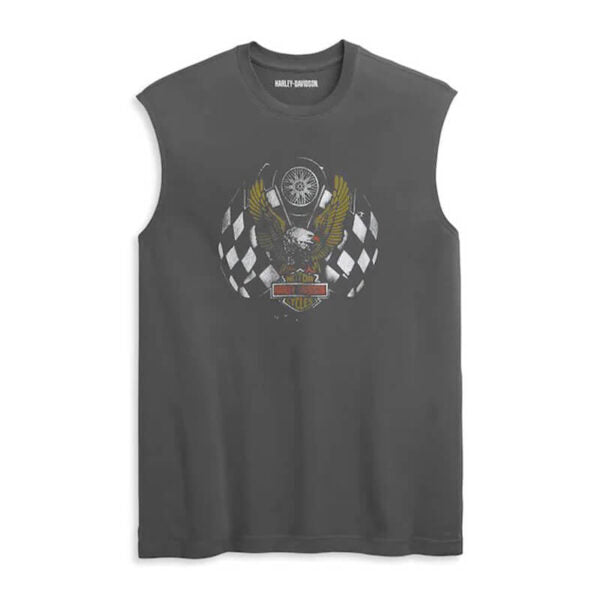 New Harley-Davidson® Authentic Men's Race Eagle Sleeveless Tank