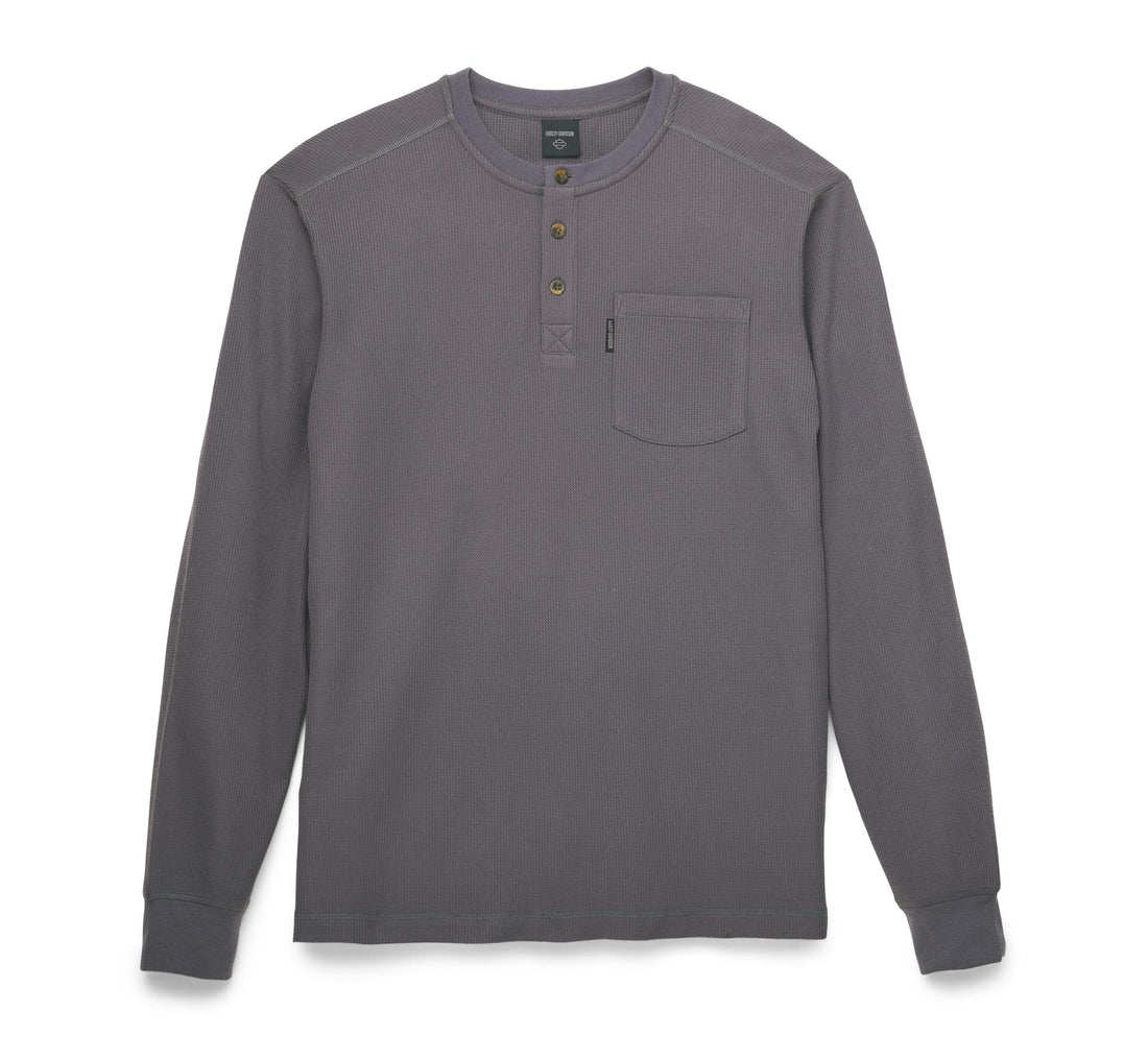 New Harley-Davidson® Authentic Men's Staple Thermal Long Sleeve T-Shirt