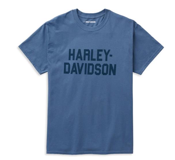 New Harley-Davidson® Authentic Men’s T-shirt Foundation Blue