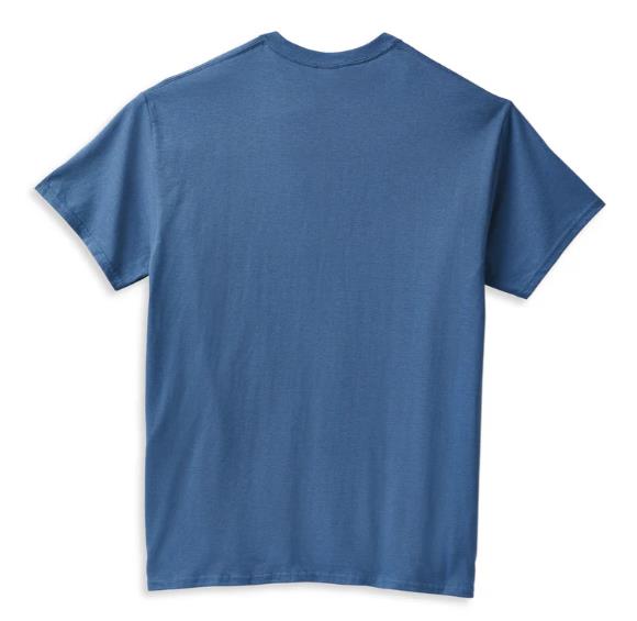 New Harley-Davidson® Authentic Men’s T-shirt Foundation Blue