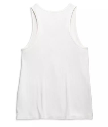 New Harley-Davidson® Authentic Tank Top Gathering Roses off-white
