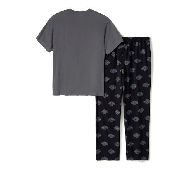 New Harley-Davidson® Authentic Men's Bar & Shield Pajama Pants Set
