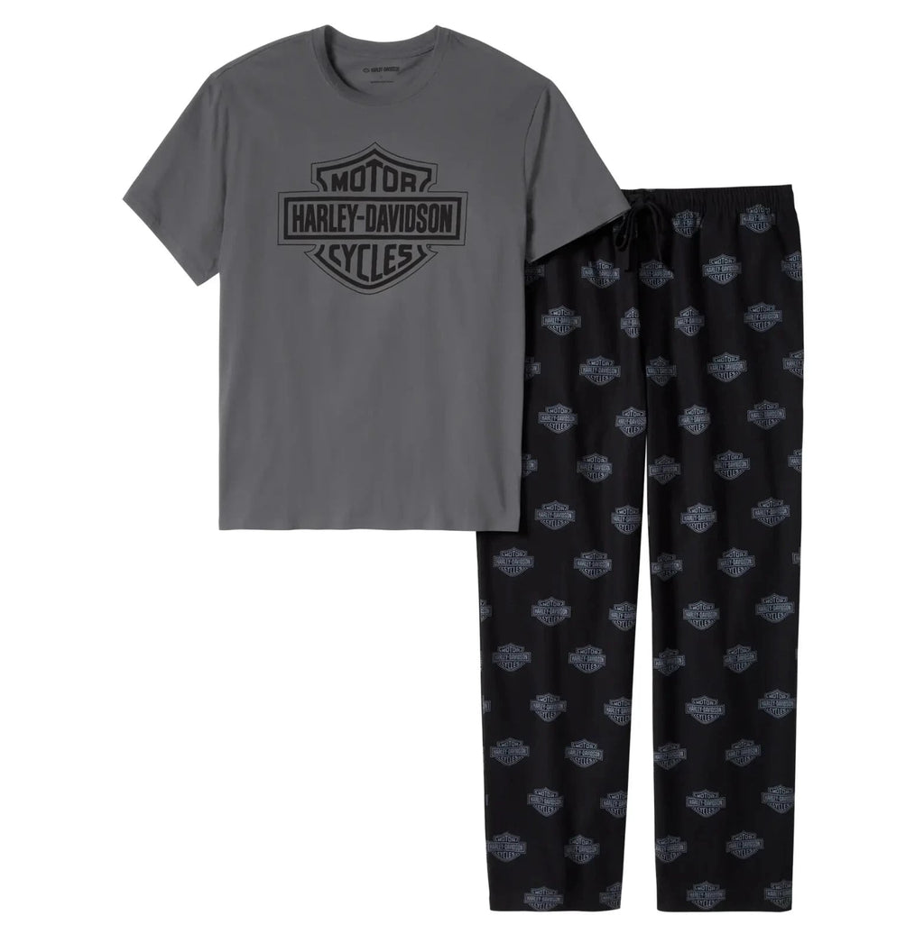 New Harley-Davidson® Authentic Men's Bar & Shield Pajama Pants Set