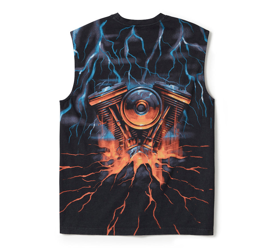 New Harley-Davidson® Authentic Men's Evo Lightning Muscle Tee