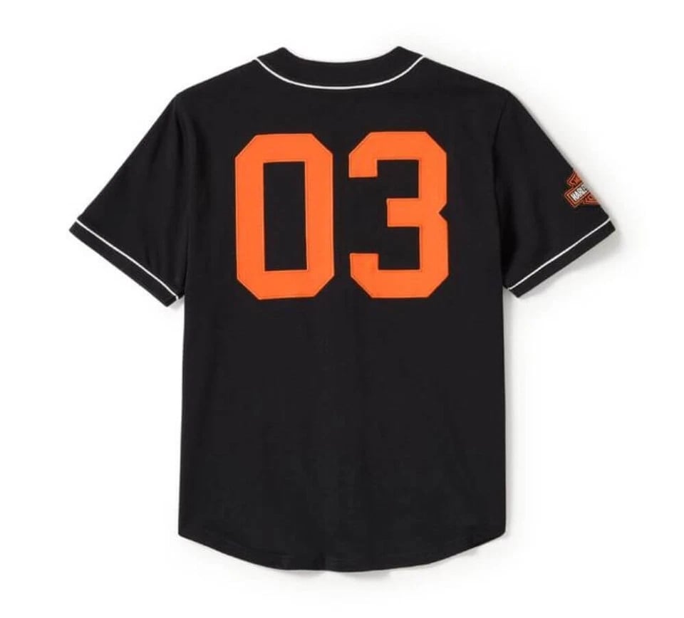 New Harley-Davidson® Authentic Men's 03 Baseball Jersey