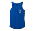 New Harley-Davidson® Authentic Women's Blue #1 Racing Tank Vest