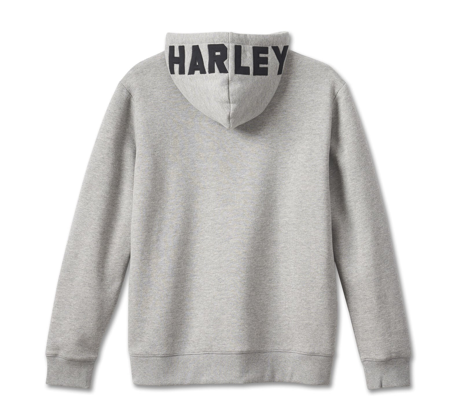 New Harley-Davidson® Authentic Men's B&S Logo Revolution Zip-Up Hoodie - Gray