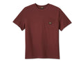 New Harley-Davidson® Authentic Men's 120th Anniversary Pocket Tee Rum Raisin