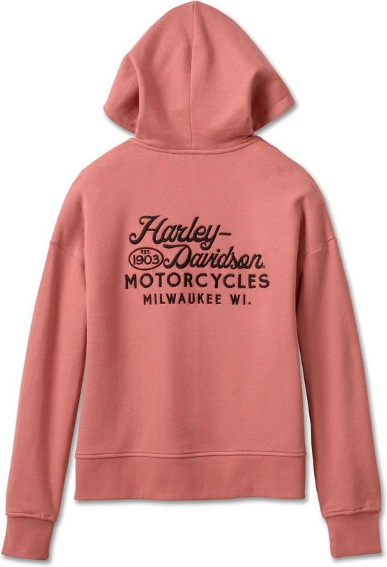 New Harley-Davidson® Authentic Women´s Hoodie Valley Rumblers V-Neck
