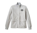 New Harley-Davidson® Authentic Women's Hill Climber Crew Zip Front Fleece Jacket
