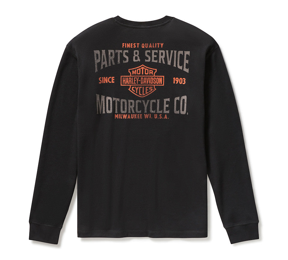 New Harley-Davidson® Authentic Men's Parts & Service Long Sleeve Thermal