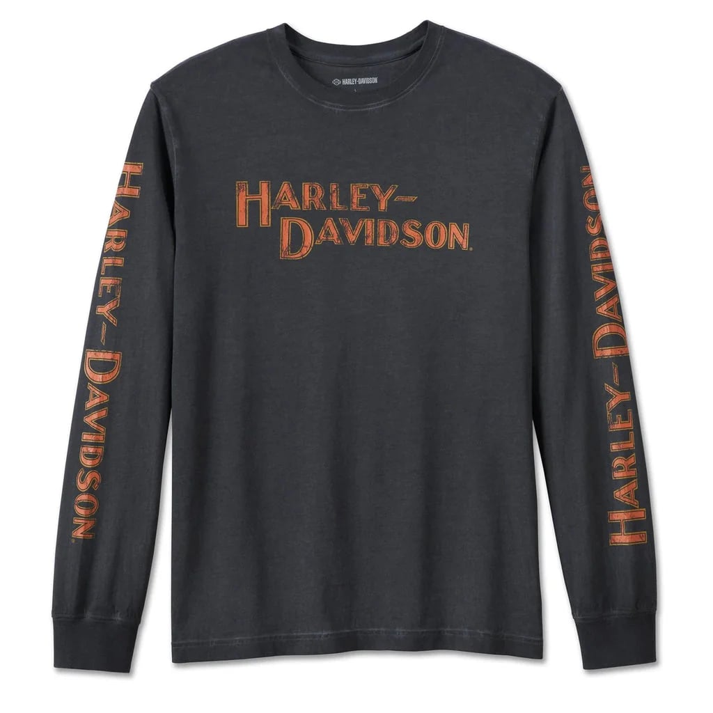 New Harley-Davidson® Authentic Men's Whiplash Long Sleeve Tee