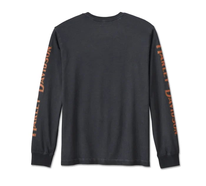 New Harley-Davidson® Authentic Men's Whiplash Long Sleeve Tee