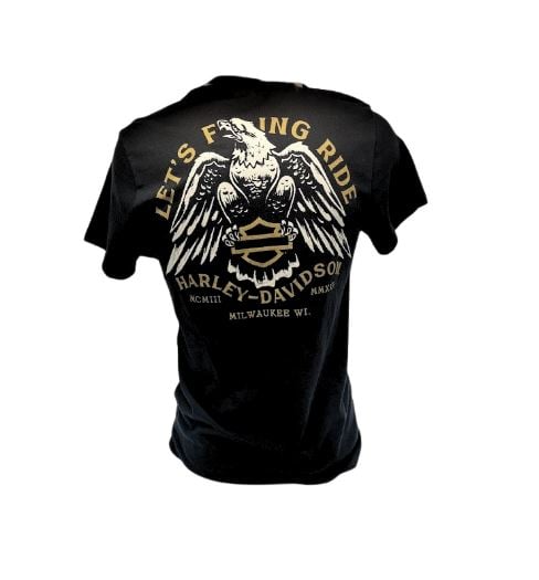 New Harley-Davidson® Authentic T-Shirt "Unisex LFR Eagle Short Sleeve Shirt