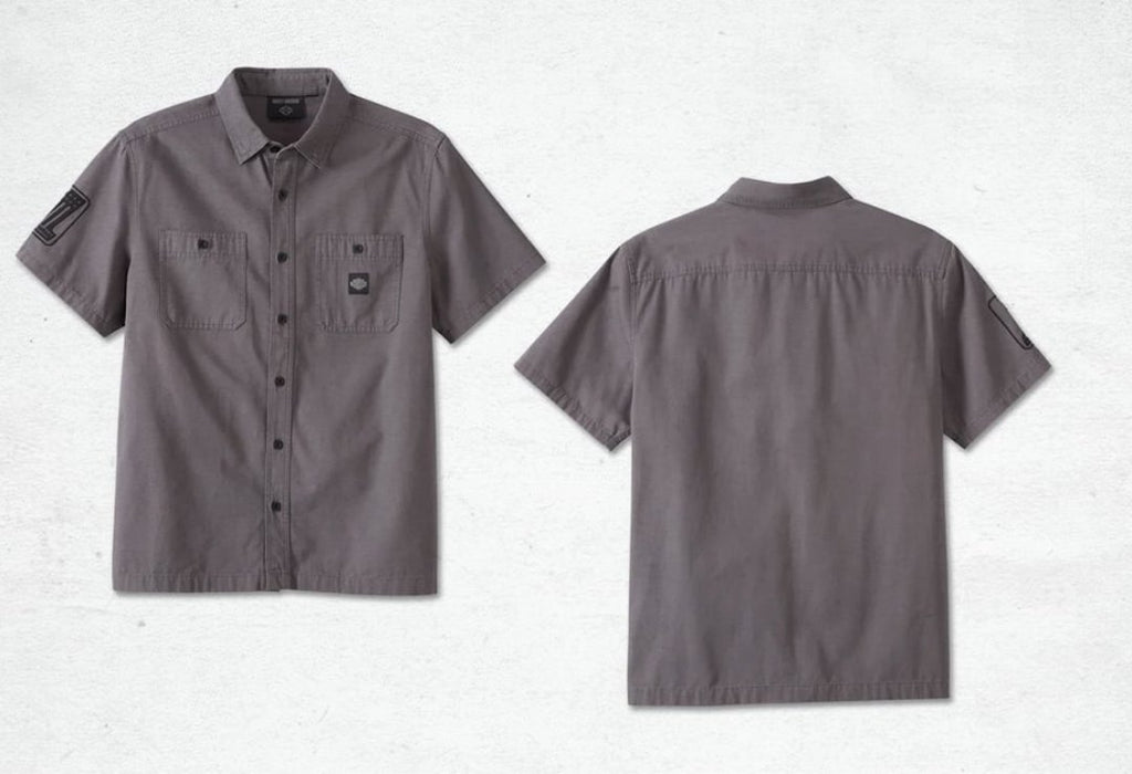 New Harley-Davidson® Authentic&nbsp;Men's Forever Harley Canvas Shirt
