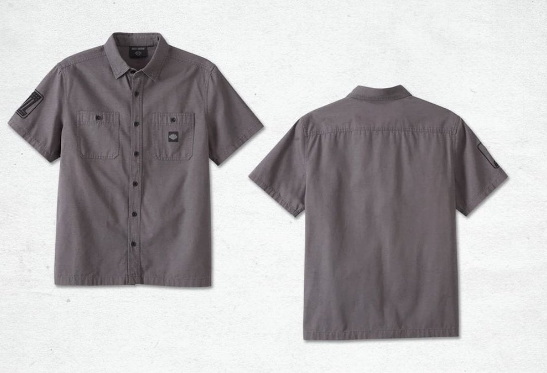 New Harley-Davidson® Authentic&nbsp;Men's Forever Harley Canvas Shirt