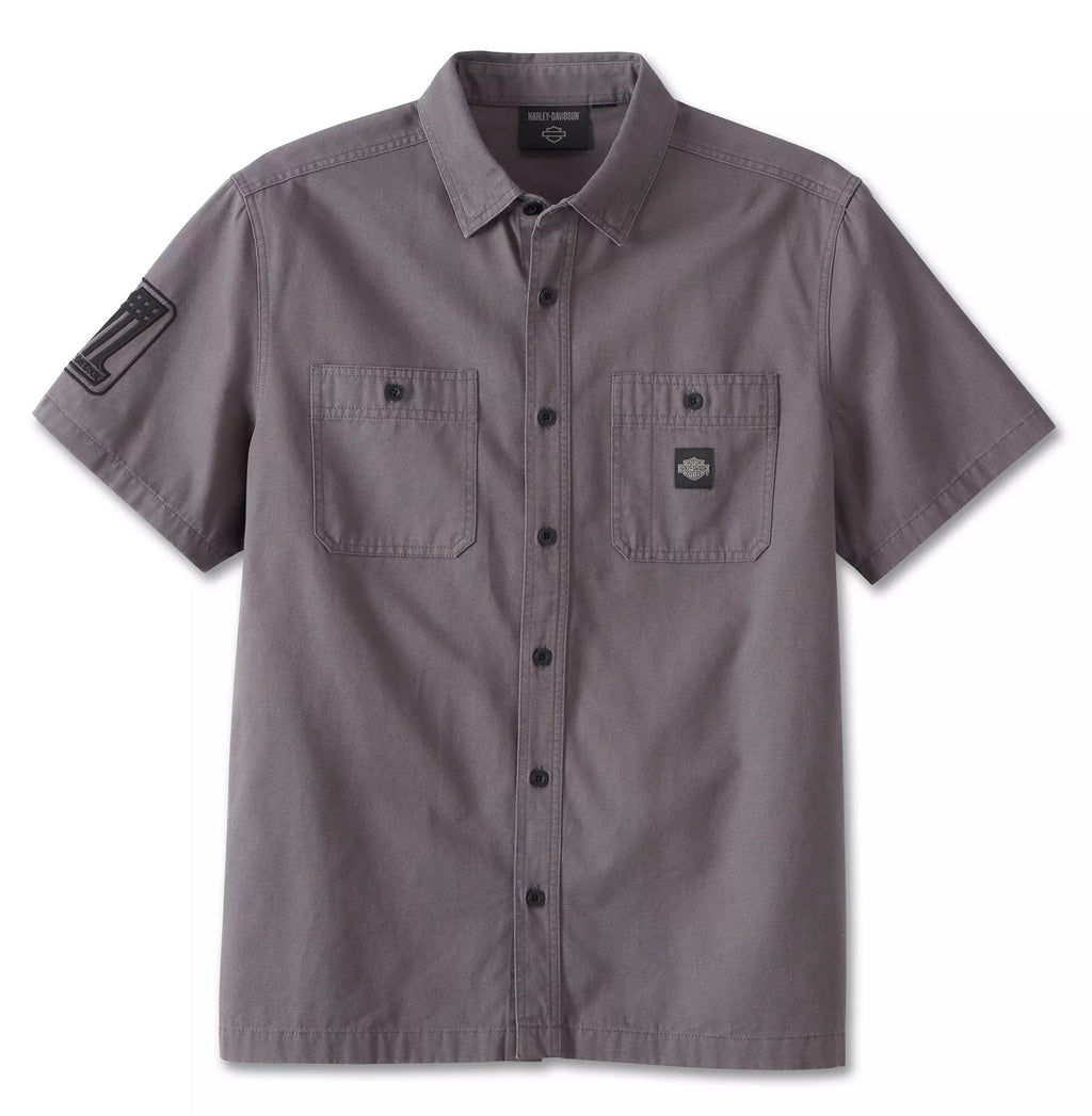 New Harley-Davidson® Authentic&nbsp;Men's Forever Harley Canvas Shirt