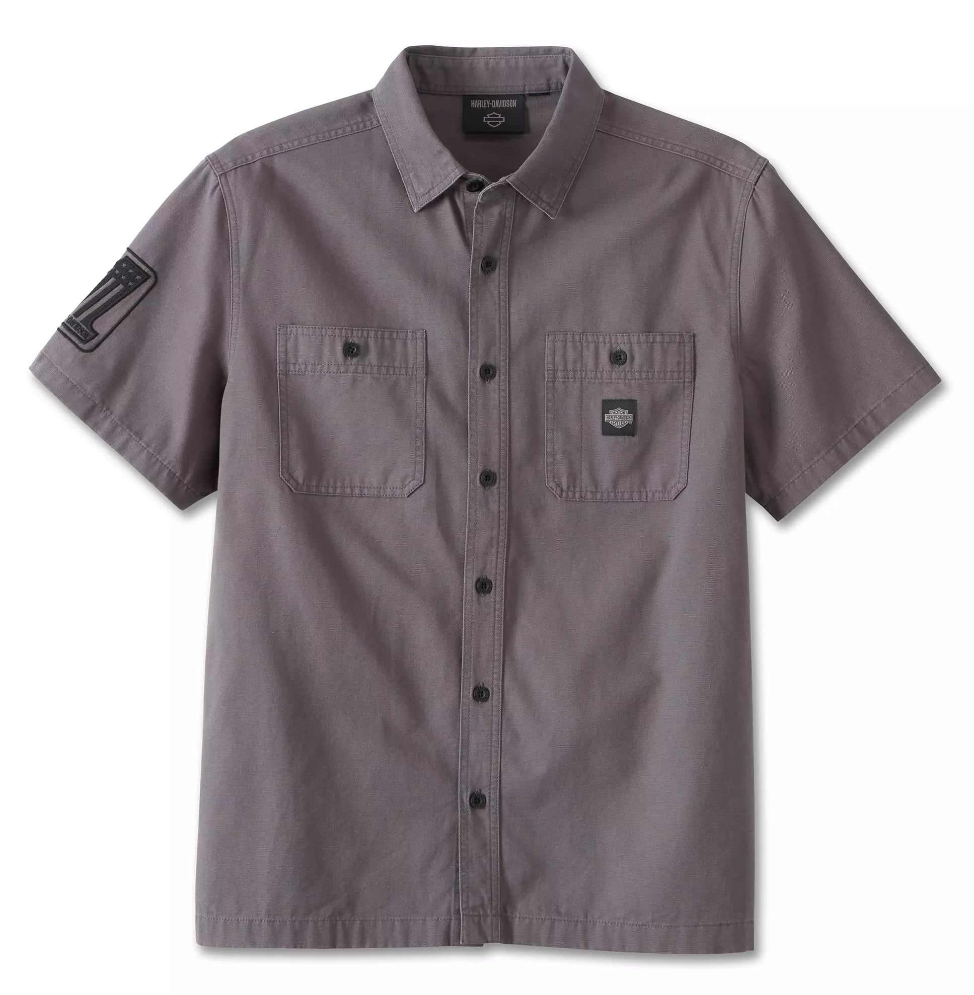 New Harley-Davidson® Authentic&nbsp;Men's Forever Harley Canvas Shirt