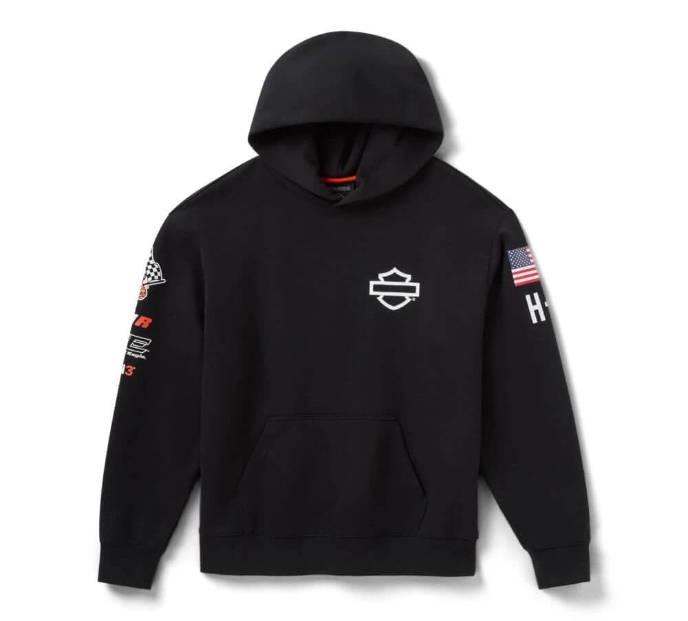 New Harley-Davidson® Authentic Factory Racing Team Pullover Hoodie