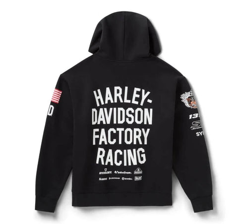 New Harley-Davidson® Authentic Factory Racing Team Pullover Hoodie