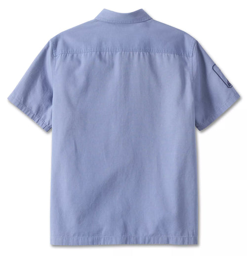 New Harley-Davidson® Authentic Canvas Shirt Forever Harley blue