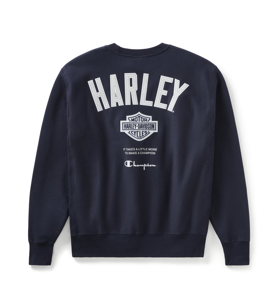 New Harley-Davidson® Authentic X Champion Fanatic Crew Neck Sweatshirt