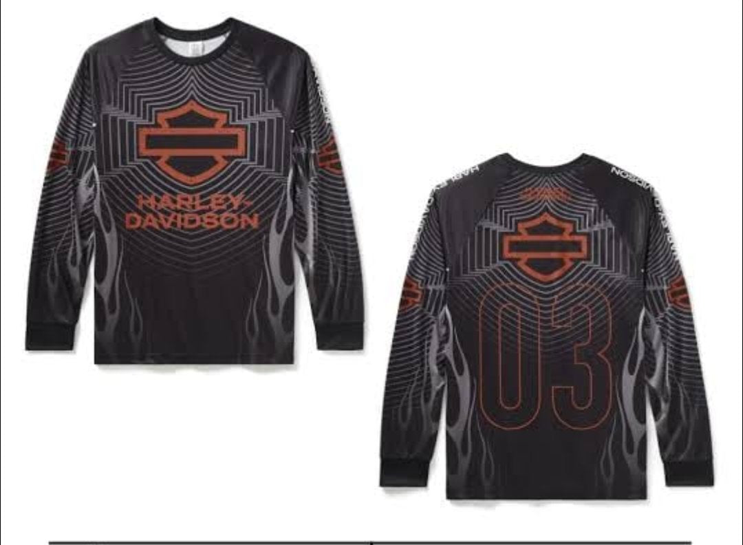 New Harley-Davidson® Authentic Bar & Shield Moto Jersey