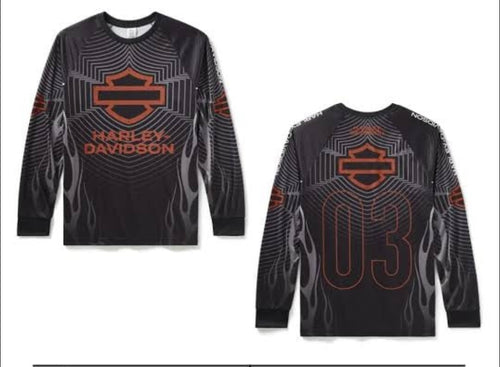 New Harley-Davidson® Authentic Bar & Shield Moto Jersey