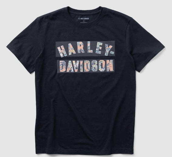 New Harley-Davidson® Authentic Men T-shirt Reyn Spooner Hawaiian Print