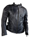 New Harley-Davidson® Authentic Women's 2W Leather Jacket Writ Black