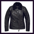 New Harley-Davidson® Authentic Women's Black Leather Maverick Jacket