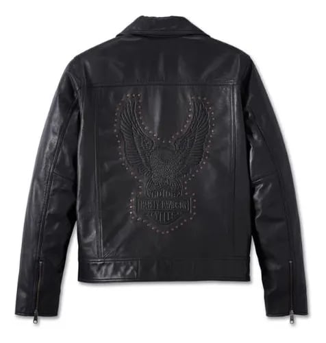New Harley-Davidson® Authentic Men's Motor breath Goat Leather Jacket
