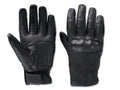 New Harley-Davidson® Authentic Men's Gild Waterproof Leather Gloves Black