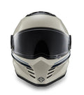 New Harley-Davidson® Authentic Division X15 Sunshield Full Face Helmet - Gloss - Cloud Dancer