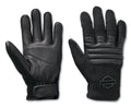 New Harley-Davidson® Authentic Women´s Riding Gloves Dyna Knit Leather Black