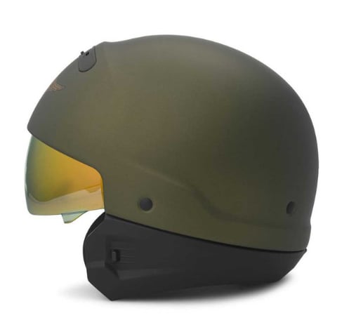 New Harley-Davidson® Authentic Men's Marshall 3-IN-1 X04 Helmet - Matte Green