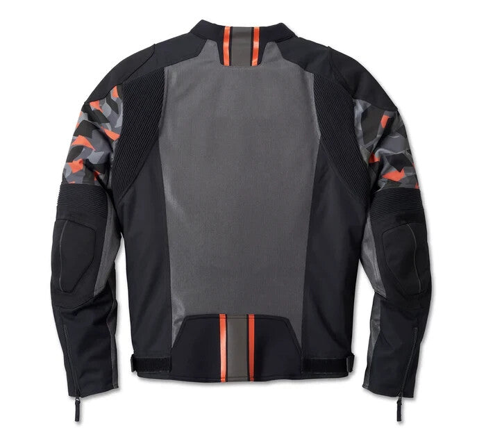 New Harley-Davidson® Authentic Men's Brawler Camo Mixed Media Jacket
