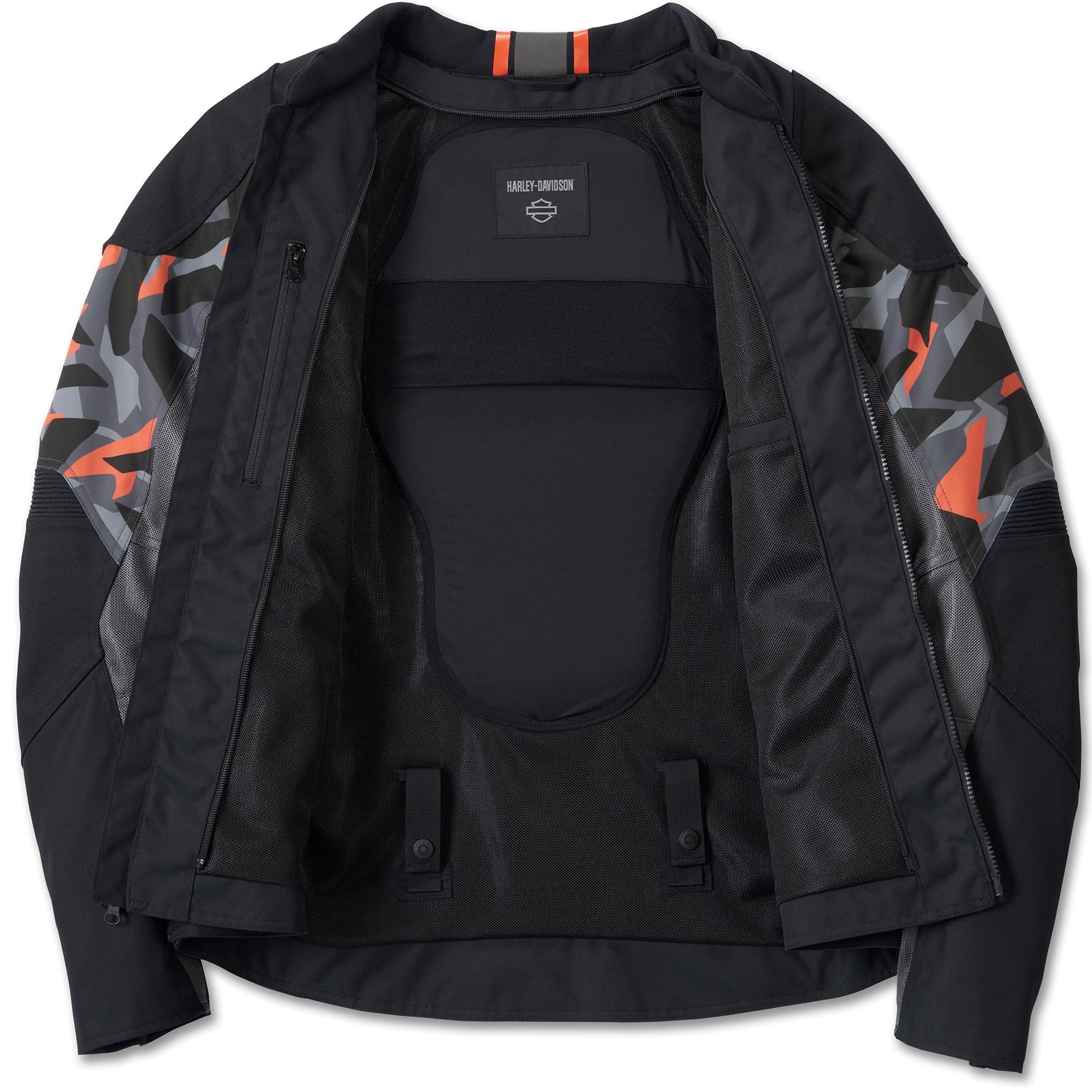 New Harley-Davidson® Authentic Men's Brawler Camo Mixed Media Jacket