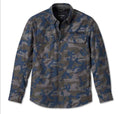 New Harley-Davidson® Authentic Men's Operative Riding Shirt Jacket - Blue Camo