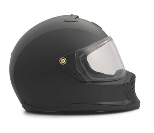 New Harley-Davidson® Authentic Hyde Way X13 Full Face Helmet - Matte Black