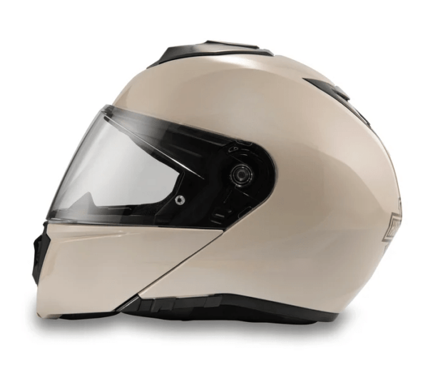 New Harley-Davidson® Authentic Capstone Sun Shield II H31 Modular Helmet White Sand Pearl Gloss